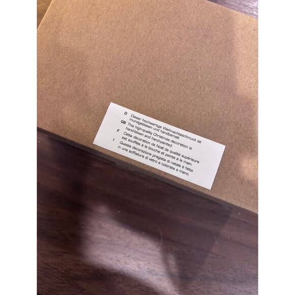 Pink Swan Hand Blown Glass Christmas Ornament - Picture 13 of 13